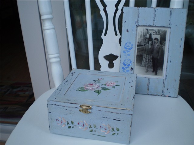 Shabby kutija i ram
